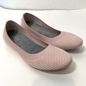 Allbirds Womens 8 Tree Breezers Ballet Flats Comfort Shoes Slip On Light Pink